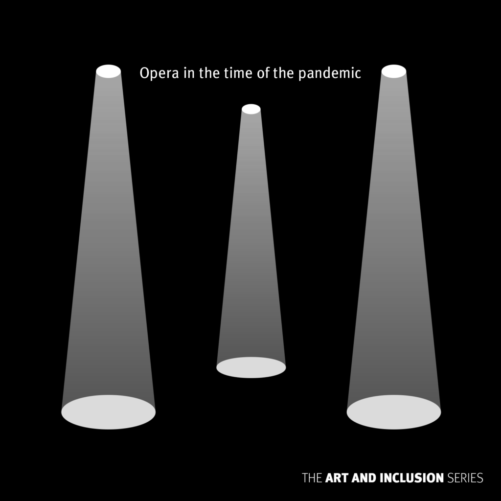 An abstract black and white illustration on a black background